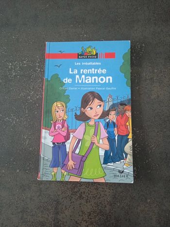 Livre petit roman la rentrée de Manon