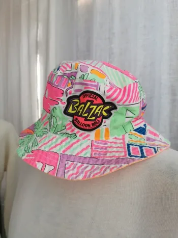 Bob chapeau réversible vintage année 80 Balzac