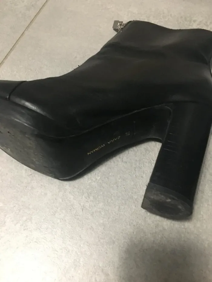Bottines noires zara pointure 37 - photo numéro 4