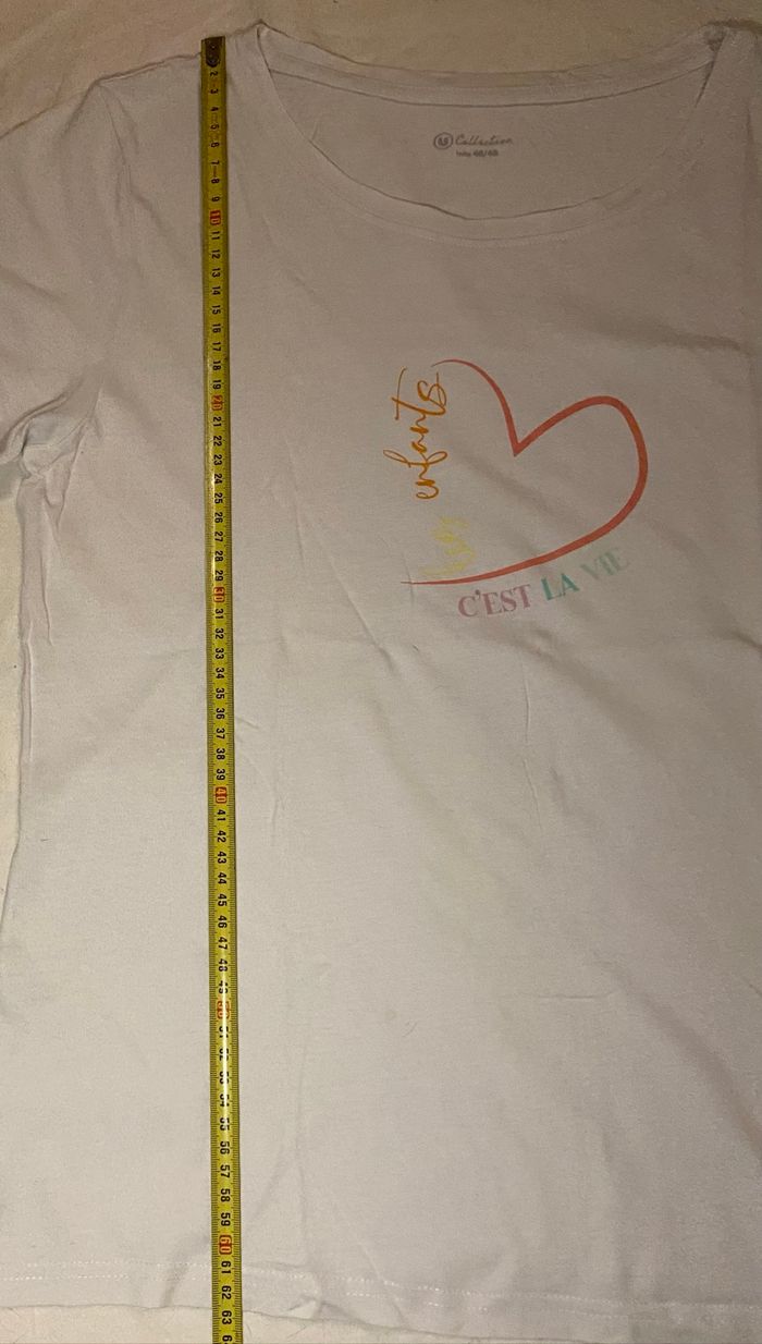 Tee-shirt »U Collection »blanc et multicolore - photo numéro 5