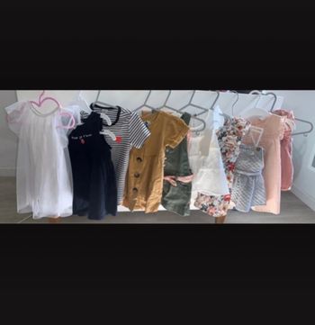 Lot robe et barboteuse 9 mois