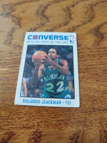 Carte basket converse Rolando blackman