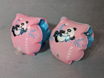 Brassards de Natation/Piscine - Panda Rose - 11-30 kg