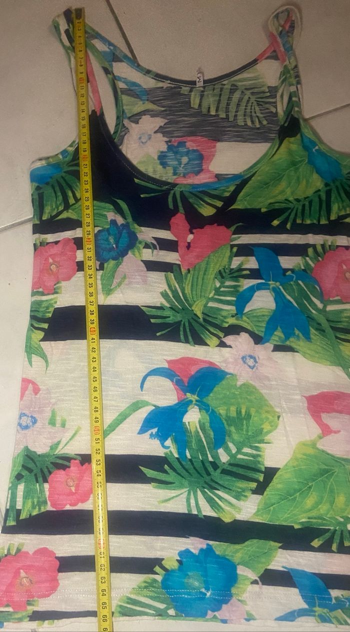 Débardeur à fleurs multicolores - photo numéro 4