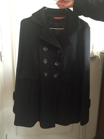 Paletot en laine noir Comptoir des Cotonniers T. 38