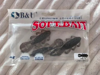 Lot de 3 leurres souples écrevisses B&U - 75mm / 3"