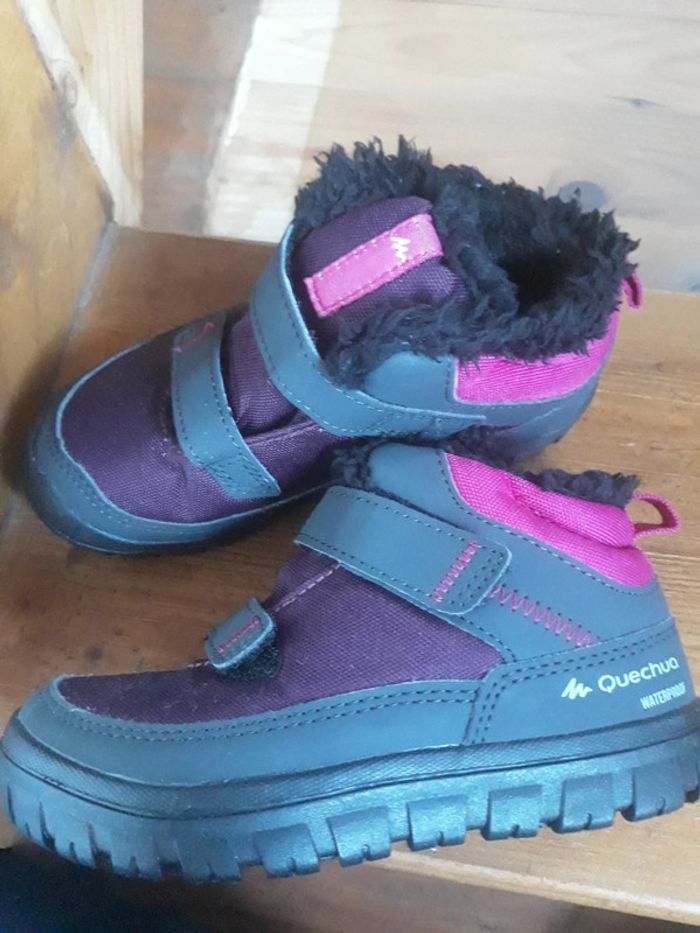 Chaussure chaude imperméable 'Quechua' pointure 28 - photo numéro 2