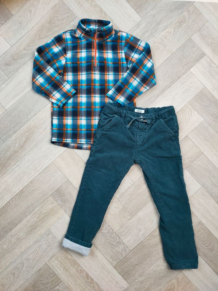 Ensemble chaud garçon 4 ans