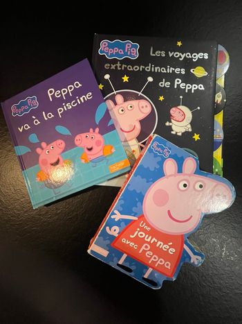 📚 Lot de 3 livres Peppa Pig – Bon état