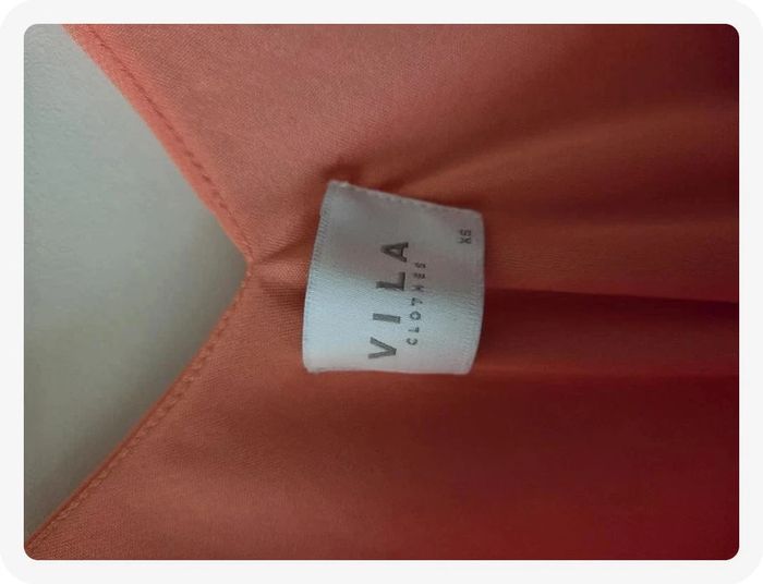 Robe Vila corail taille Xs - photo numéro 5