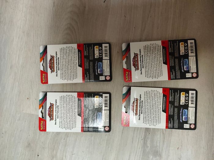 Artset Flammes Obsidiennes EV3 lot de 4 boosters - photo numéro 2