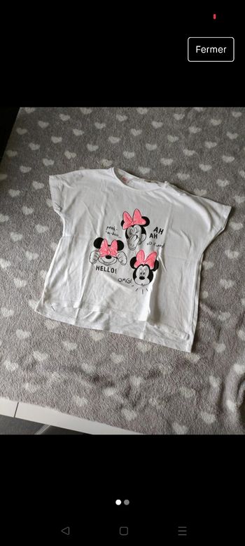 T-shirt manche courte Minnie 3ans