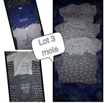 Lot bodie 3 mois