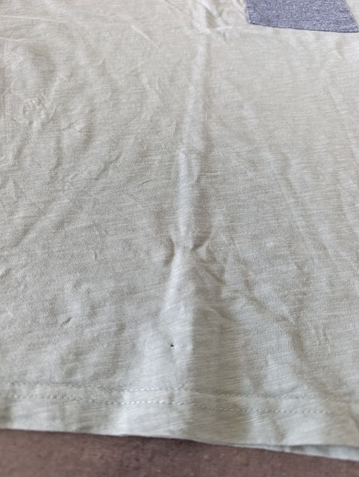 T-shirt manches courtes bicolore Taille L - photo numéro 4