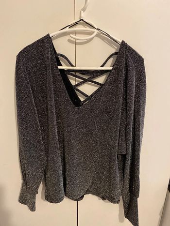 Pull gris taille L neuf