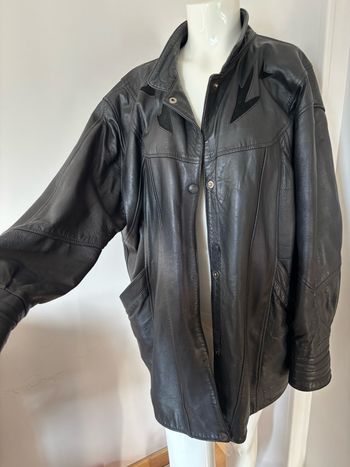 Veste en cuir vintage