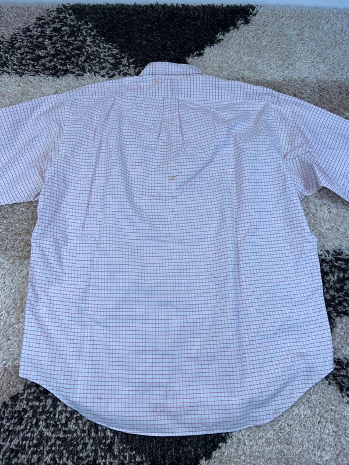 Chemise Ralph Lauren à carreaux rose et blanc taille L style old money - photo numéro 8