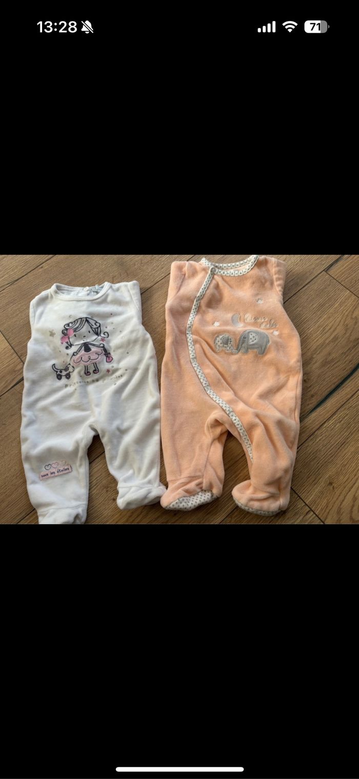 Pyjama fille 1 mois - photo numéro 2