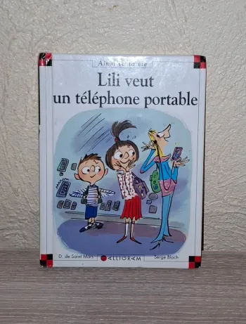 Livre Max et Lili veut un téléphone portable