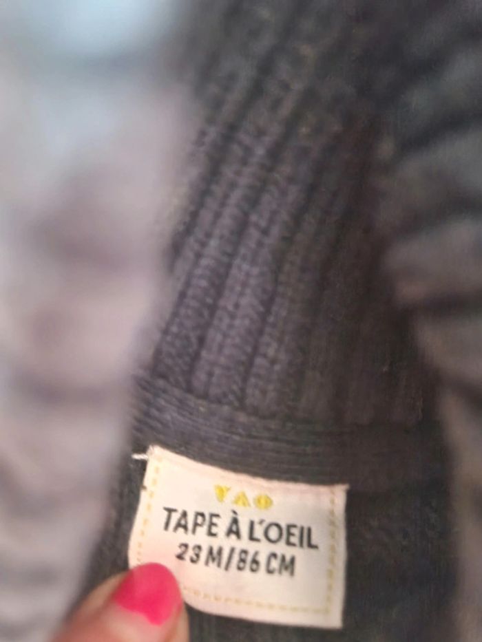 Pull col chale marine Tape à l'œil 🦊23 mois🦊 - photo numéro 4