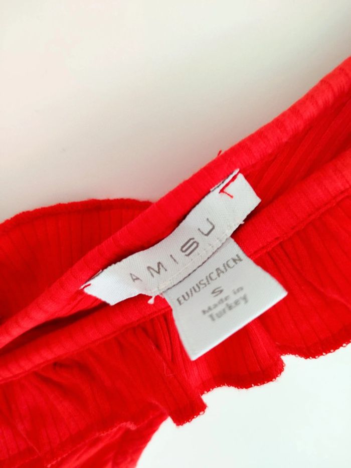 Body débardeur rouge taille S Amisu - photo numéro 3
