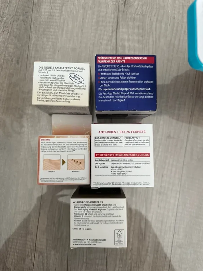 Lot de 5 crèmes anti âge - photo numéro 3