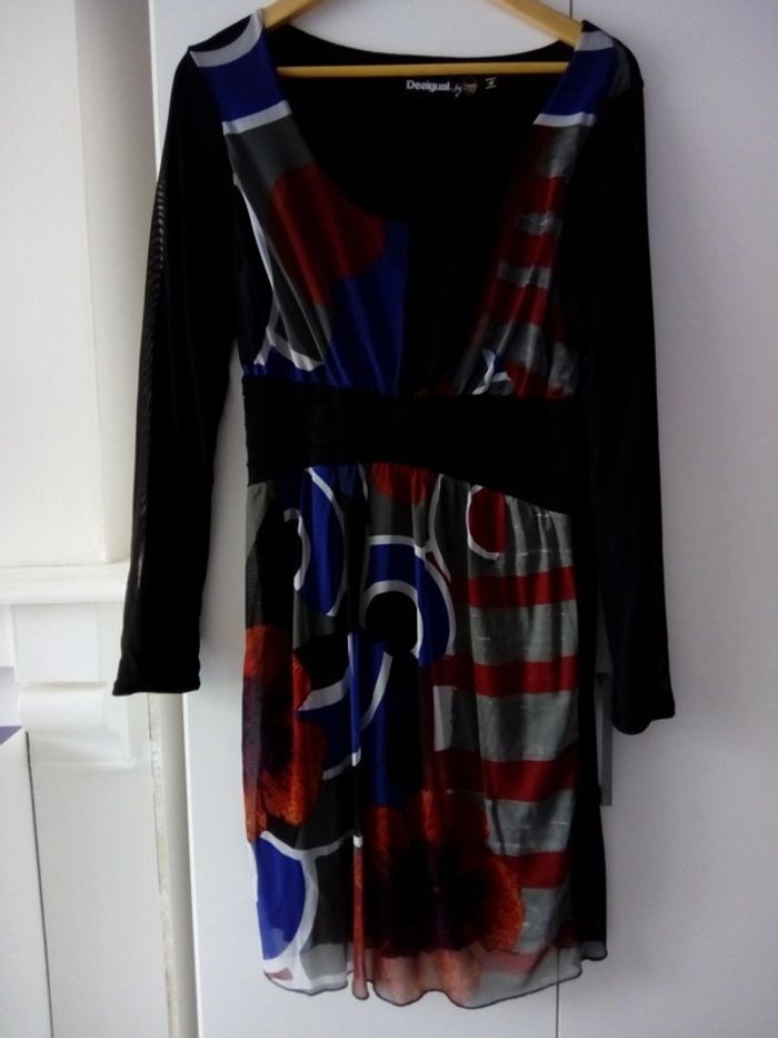 Robe Desigual manches longues XL - photo numéro 2