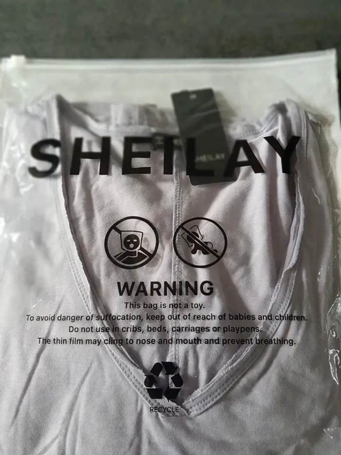 Haut Sheilay gris neuf - photo numéro 7
