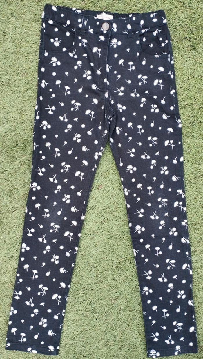 Beau pantalon impression pissenlit