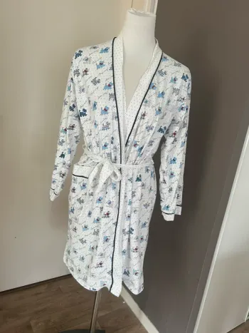 Chipie peignoir en coton, robe de chambre déshabillé, tenue de nuit, femme, taille 1/36