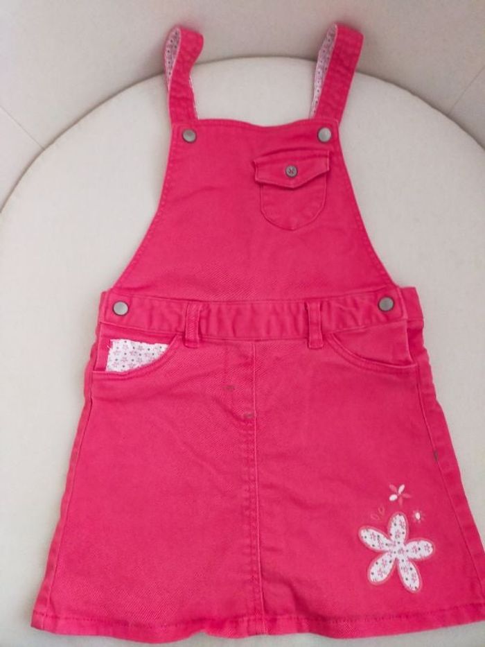Robe salopette fille