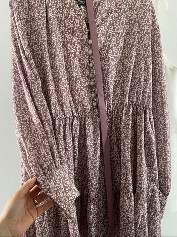 Robe rose poudré