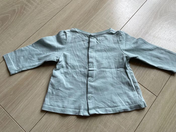 T-shirt manches longues obaibi 3 mois - photo numéro 2