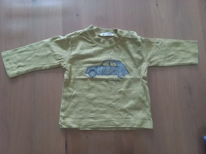 Lot 2 tee-shirts grain de blé 3 mois - photo numéro 5