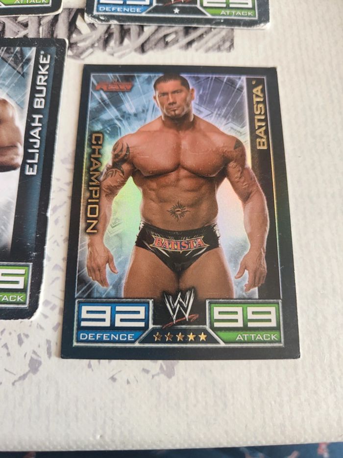 Lot n°5 de 18 carte topps slam attax trading card game 0€50 -50% dès 2 achetés - photo numéro 3