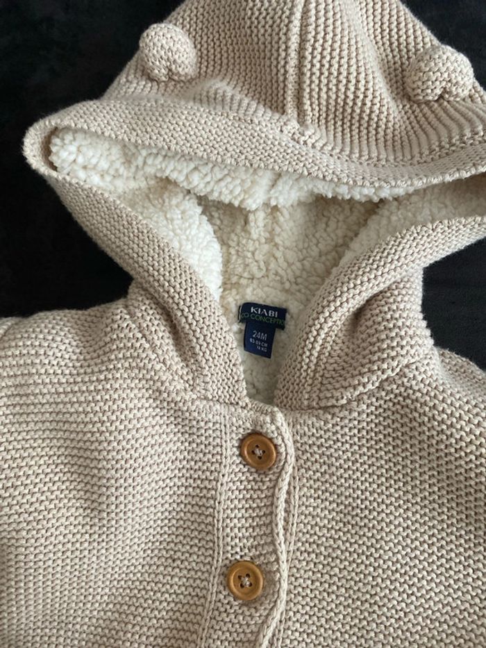 Gilet ou veste mixte kiabi 24 mois - photo numéro 4