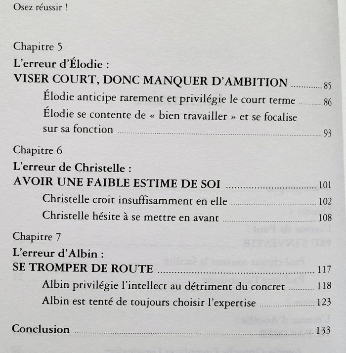 Osez réussir les erreurs à ne pas commettre pour progresser en entreprise - Gérard Lelarge - photo numéro 7