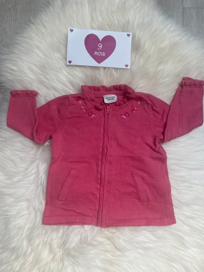 9 mois - Gilet zippé TAO