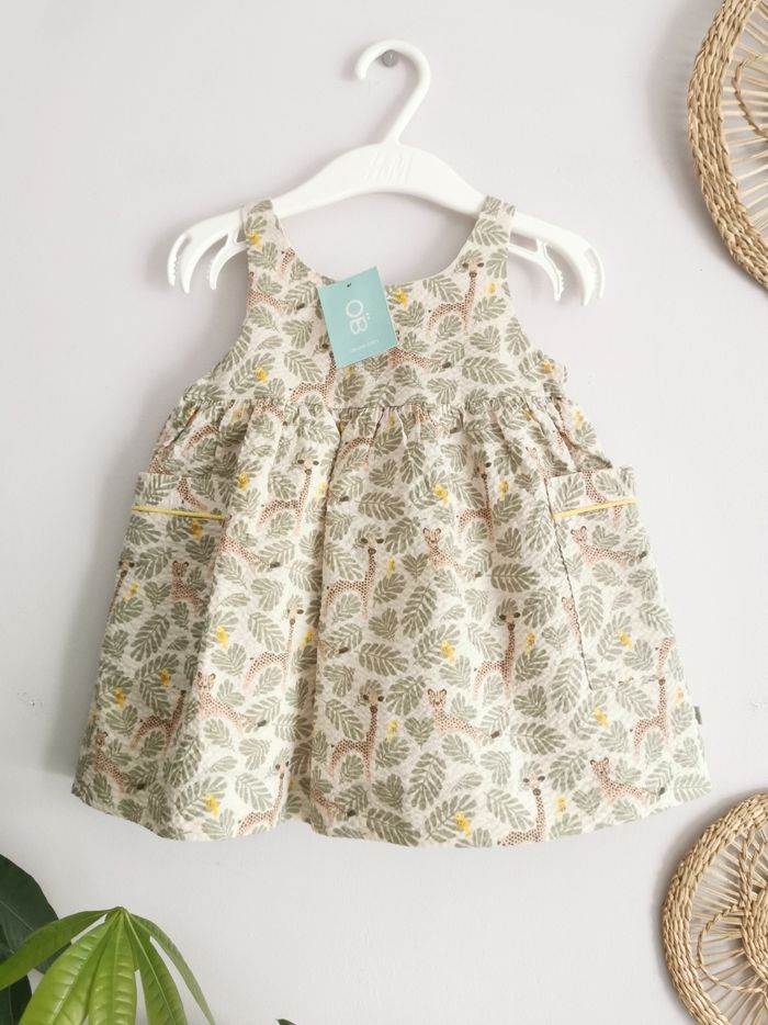 Robe d'été et bloomer savane Obaïbi 6 Mois