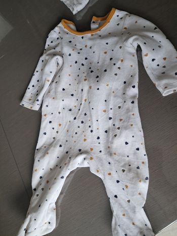 Grenouillère velours 9 mois