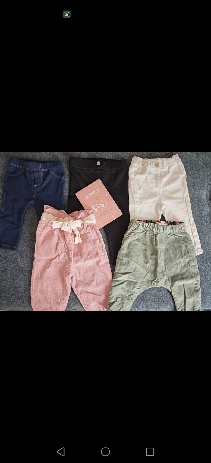 Lot de 6 pantalons
