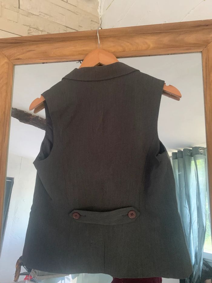 Veston beyoung gris foncé taille 38 - photo numéro 8