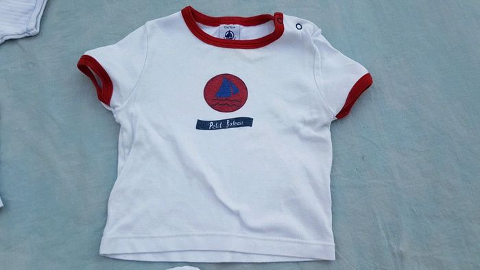 Lot 4 maillots de corps garçon 12 mois - photo numéro 4