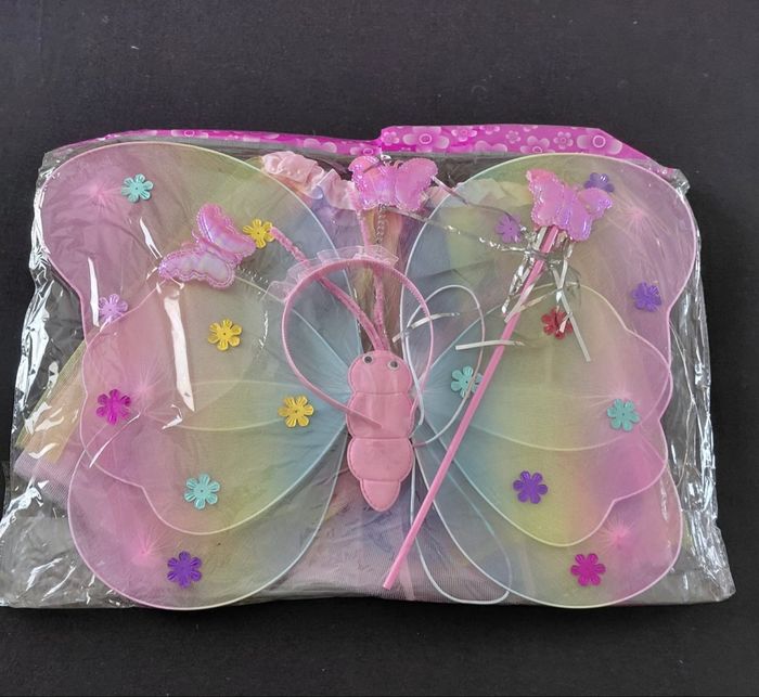 Déguisement papillon multicolores LED 3-6ans - photo numéro 5