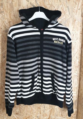 Gilet zippé à capuche 14 ans