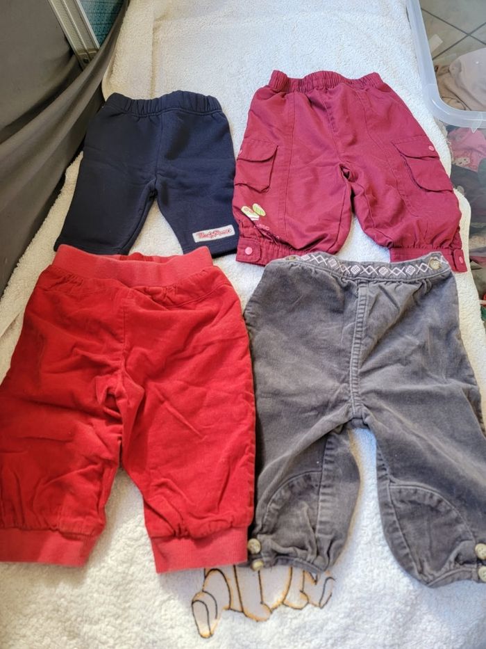 Lot de 8 pantalons 6 mois - photo numéro 2