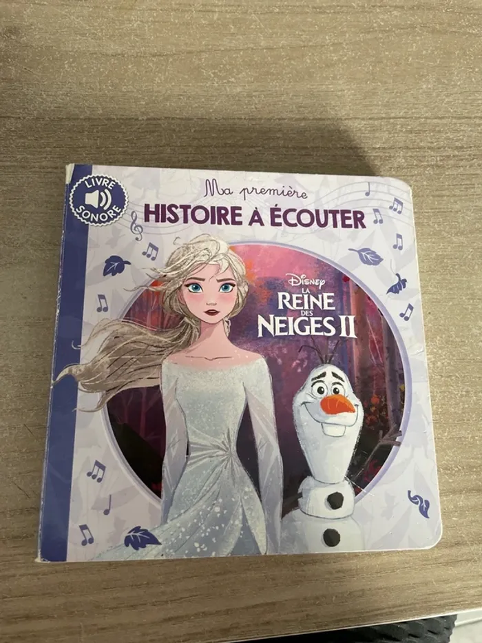 Livre histoire à écouter « La reine des neiges »
