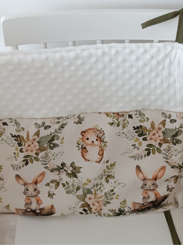 Tout de lit lapin hérisson vert kaki - photo numéro 9
