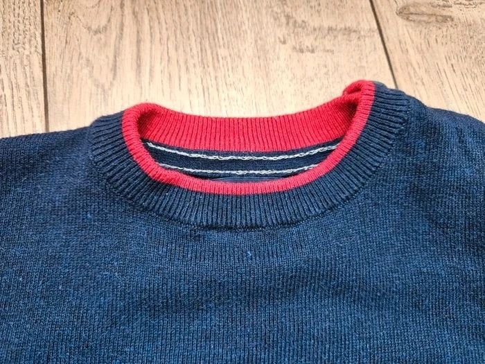 Pull col rond bleu marine Okaïdi 5 ans - photo numéro 2