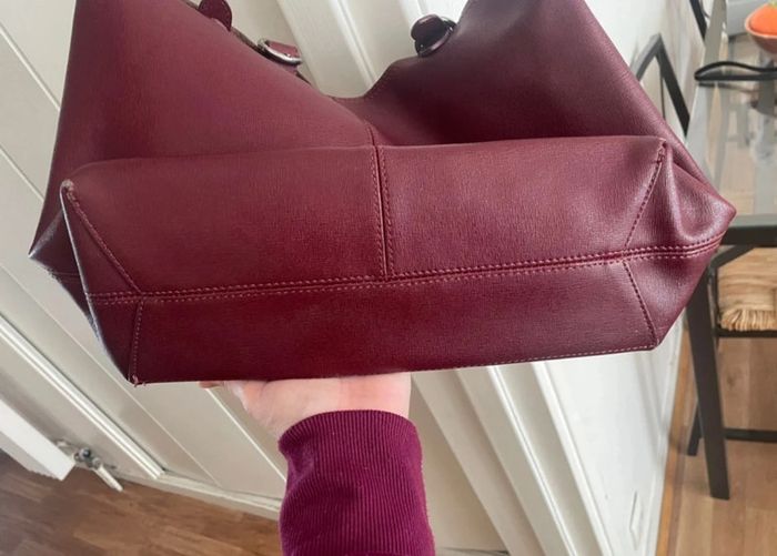 Sac/ sac bandoulière en croûte de cuir Sequoïa - photo numéro 4